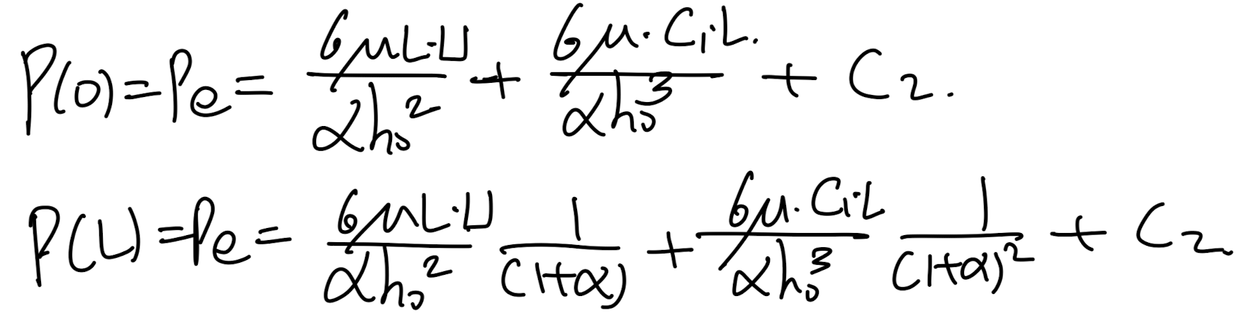 Ch4 Laminar flow - lubrication Theory
