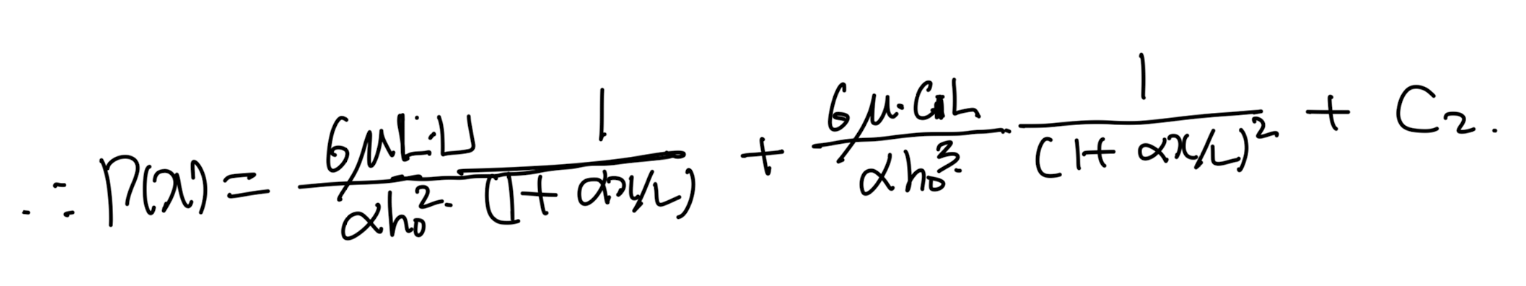 Ch4 Laminar flow - lubrication Theory