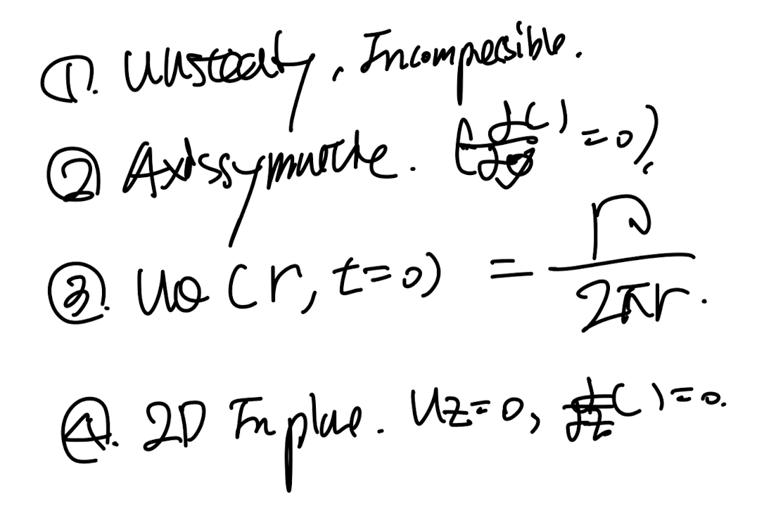 Ch4 Laminar flow - Oseen-Lamb Vortex, Stoke's 2nd Theorem