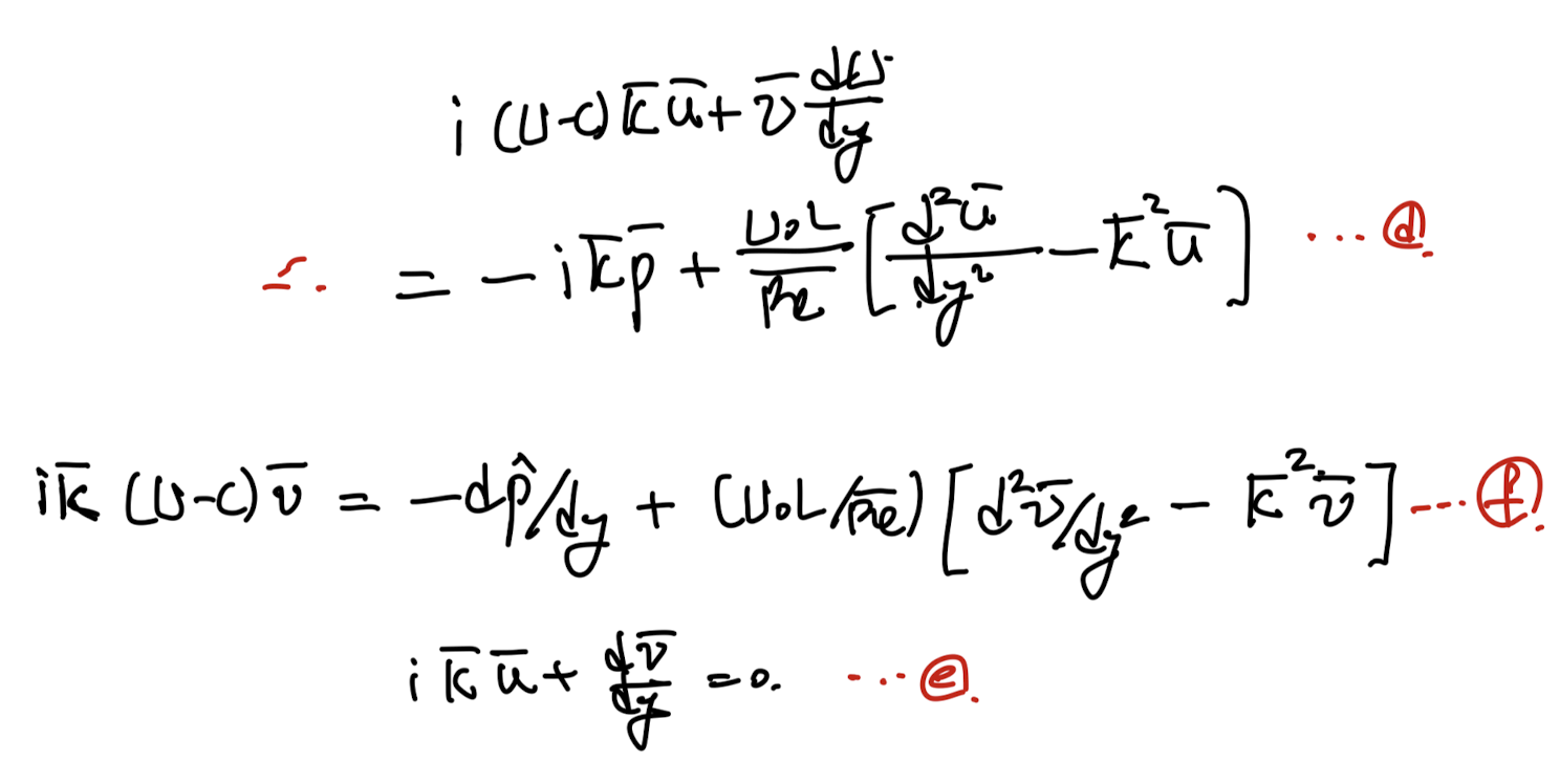 Ch7 Instability 2 - Orr Sommerfeld Eq.