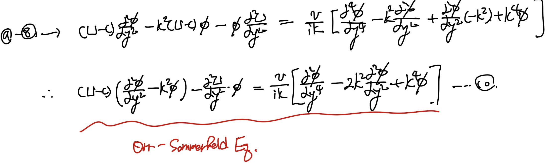 Ch7 Instability 2 - Orr Sommerfeld Eq.